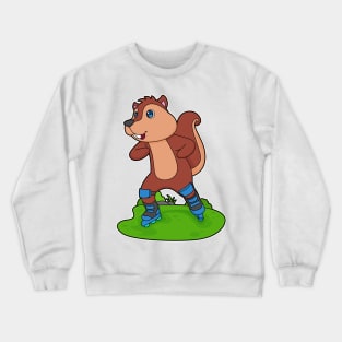 Squirrel Inline skating Roller skates Crewneck Sweatshirt